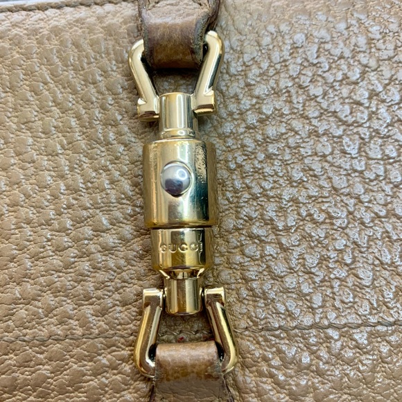 GUCCI Pebbled Leather Jackie Wallet w/ Horsebit Clasp - Picture 8 of 8